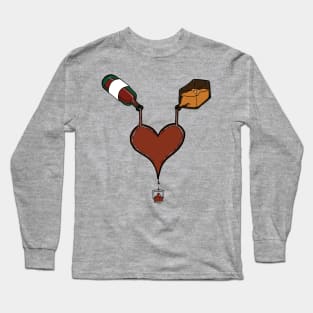 Hooch Valentine Heart Long Sleeve T-Shirt